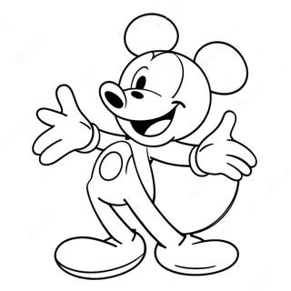 Mickey Mouse Szczesliwy Kolorowanka 4465-1065