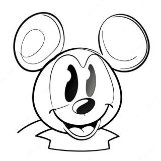 Mickey Mouse Szczesliwy Kolorowanka 4465-1068