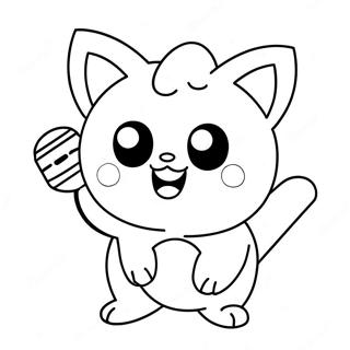 Jigglypuff Z Mikrofonem Kolorowanka 45663-9998