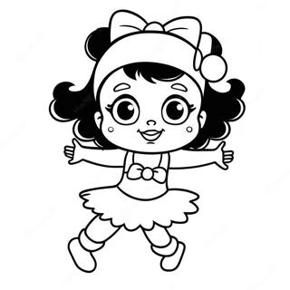 Kolorowanka Betty Boop Tanczaca 46524-10174
