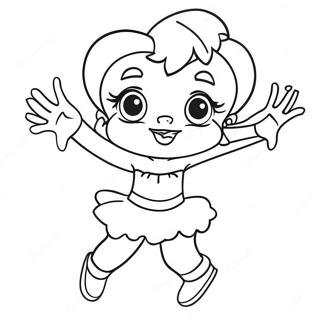 Kolorowanka Betty Boop Tanczaca 46524-10176