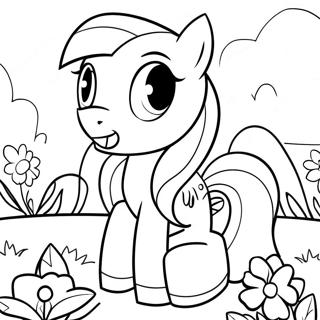 Fluttershy W Ogrodzie Kwiatowym Kolorowanka 47285-10338