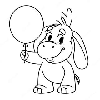 Eeyore Z Balonem Kolorowanka 47375-10371