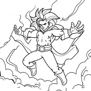 Kolorowanka Z Storm Przywolujaca Blyskawice 47731-10439