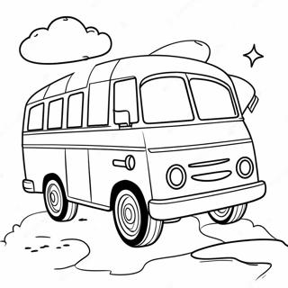 Kolorowanka Z Przygod Magicznego Autobusu 49691-10870