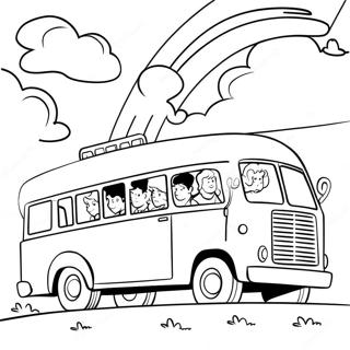 Kolorowanka Z Przygod Magicznego Autobusu 49691-10872