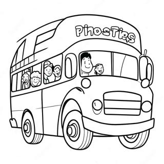 Kolorowanka Z Wycieczki Magicznego Autobusu 49692-10873