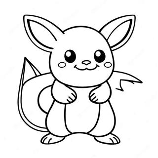 Raichu Kolorowanki