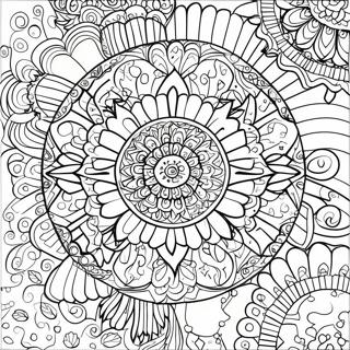 Kolorowa Mandala Halloweenowa Kolorowanka 50076-10968