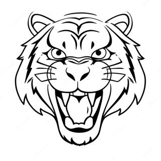 Grozny Tygrys Szablozebny Kolorowanka 50915-11140
