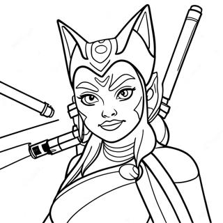 Ahsoka Kolorowanki