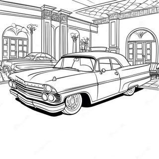 Kolorowanka Customowy Lowrider Z Szczegolowym Wnetrzem 51823 11342