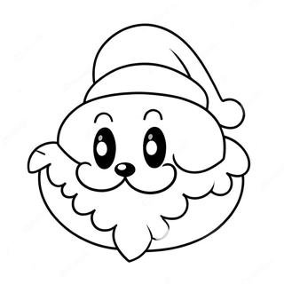 Wesola Bombka W Ksztalcie Czapki Swietego Mikolaja Kolorowanka 51911-11364