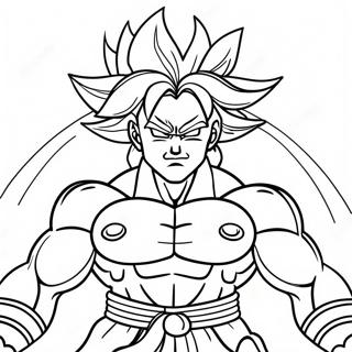 Broly Z Aura Energii Kolorowanka 52381-11453