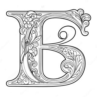 Kolorowanka Piekna Litera B 53648-11747