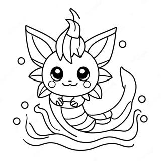 Vaporeon Kolorowanki