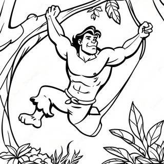 Tarzan Kolorowanki