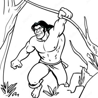 Tarzan W Akcji Kolorowanka 54364 11906