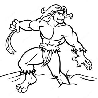 Tarzan W Akcji Kolorowanka 54364 11907