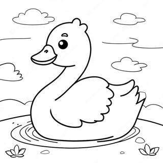 Uroczy Maly Labedz Kolorowanka 54804-11998