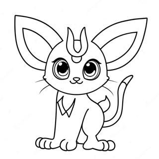 Espeon Kolorowanki