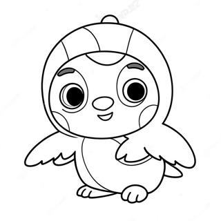 Kolorowanka Z Pororo Malym Pingwinem 56375-12332