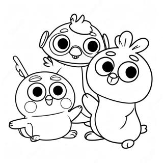 Kolorowanka Z Pororo I Przyjaciolmi 56376-12334