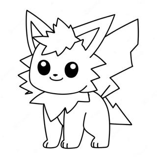 Jolteon Kolorowanki