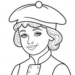 Colette W Czapce Kucharskiej Kolorowanka 58291 12759