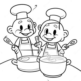 Remy I Linguini Gotujacy Razem Kolorowanka 58293-12765