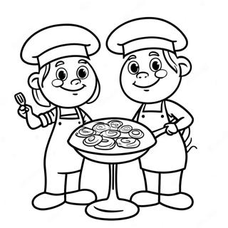 Remy I Linguini Gotujacy Razem Kolorowanka 58293-12766