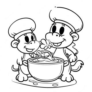 Remy I Linguini Gotujacy Razem Kolorowanka 58293-12767