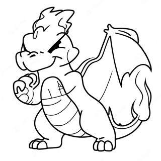 Kolorowanka Charizarda Zionacego Ogniem 58825-12875