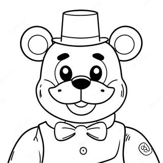 Freddy Fazbear Usmiechajacy Sie Kolorowanka 59406-13009