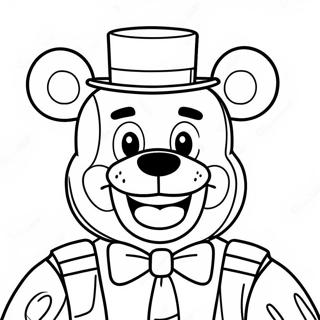 Freddy Fazbear Usmiechajacy Sie Kolorowanka 59406-13012