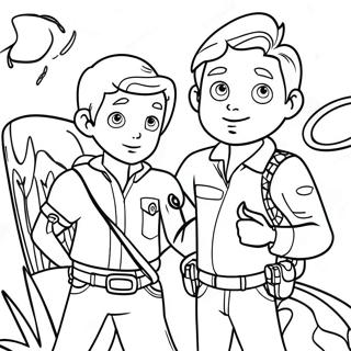 Ekscytujaca Eksploracja Wild Kratts Kolorowanka 60580-13284