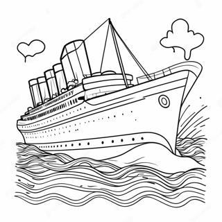 Kolorowanka Sceny Zatoniecia Titanica 60669-13316