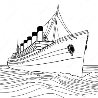 Kolorowanka Lodzi Ratunkowych Titanica W Akcji 60671-13323