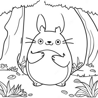 Totoro W Magicznym Lesie Kolorowanka 62139-13685