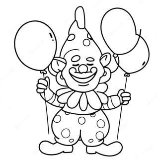 Clown Kolorowanki