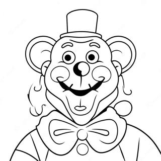 Zabawny Klaun Z Wielkim Czerwonym Nosem Strona Do Kolorowania 62606-13811