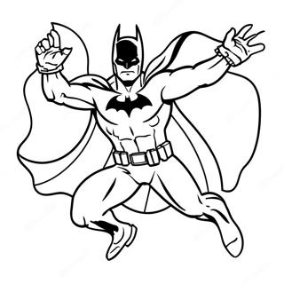 Batman W Dynamicznej Pozie Kolorowanka 6268-1483