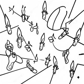 Jasne Swiateczne Swiatelka Do Kolorowania 62888 13899