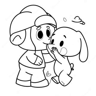Pocoyo Bawiacy Sie Z Elly Kolorowanka 63346-14029
