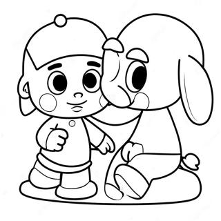 Pocoyo Bawiacy Sie Z Elly Kolorowanka 63346-14030