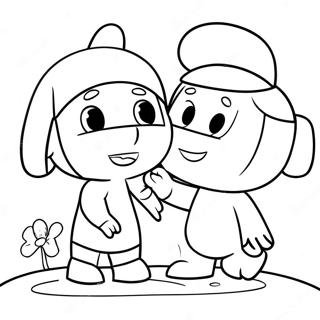 Pocoyo Bawiacy Sie Z Elly Kolorowanka 63346-14031