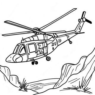 Kolorowanka Helikoptera Z Call Of Duty W Akcji 64251-14256