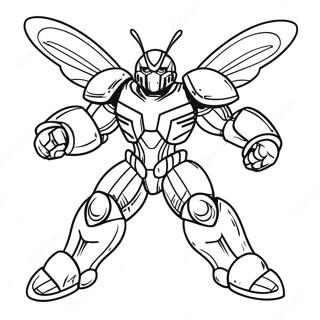 Bumblebee W Transformacji Do Kolorowania 65266-14273