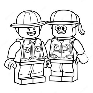 Kolorowanka Z Zabawna Minifigurka Lego 6647 1760