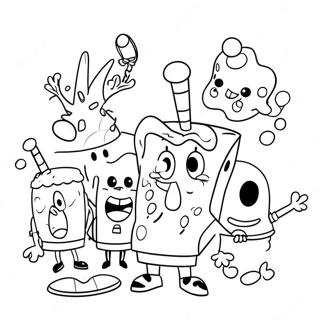 Kolorowanka Spongebob Z Przyjaciolmi 68595-15021